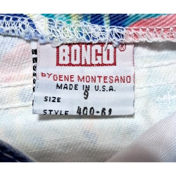 Vintage 90s Bongo Floral Jean Shorts Womens Size 9 High-Waisted Denim Cut-Offs J - Picture 3 of 9